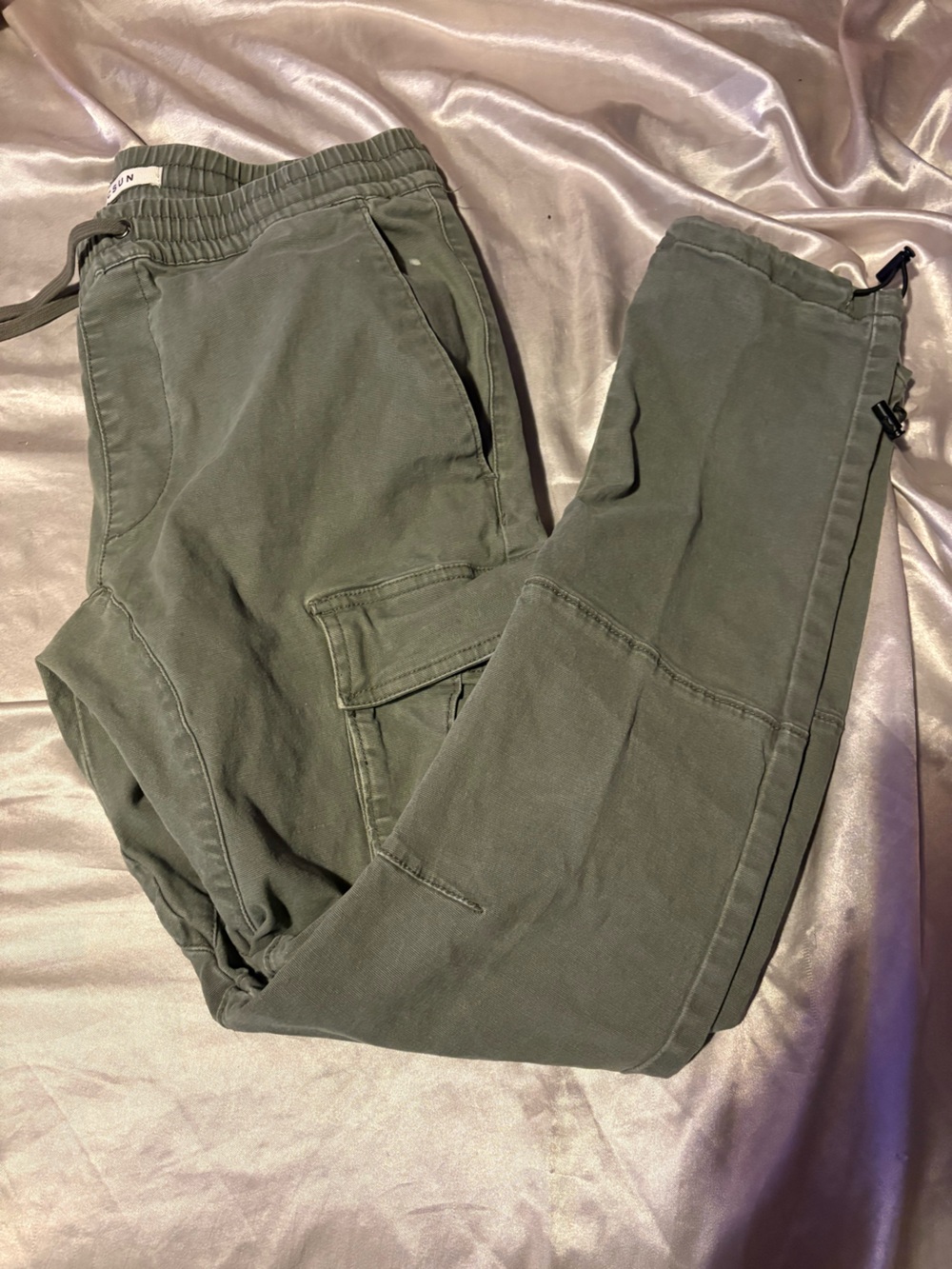 PacSun Men's Olive Cargo pants